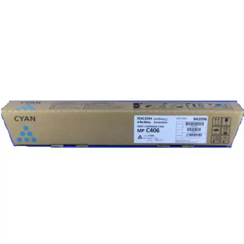 Toner Ricoh 842096 Cyan do kopiarek (Oryginalny) [6k]