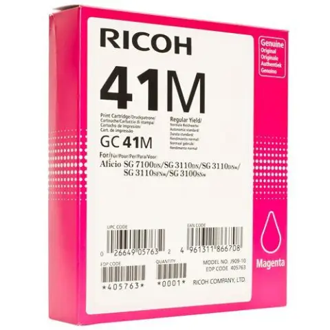 Tusz Ricoh GC 41M / 405763 Magenta do drukark (Oryginalny) [2.2k]