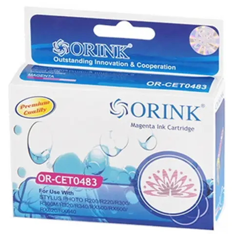 Zamiennik Epson T0483 - Tusz magenta do Epson Stylus Photo R200, R220, R300, R320, R340, RX500, RX600, RX620, RX640