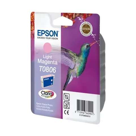 Tusz Epson T0806 Light Magenta do drukarek (Oryginalny) [7.4 ml]