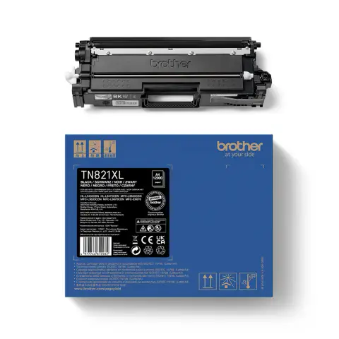 Brother TN821XLBK - Toner czarny XL do Brother HL-L9400, HL-L9430, HL-L9470, MFC-EX670, MFC-L9600, MFC-L9630, MFC-L9635,