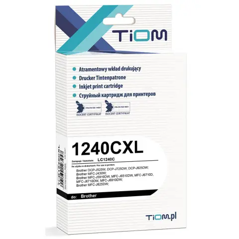 Tusz Tiom do Brother LC1240 | MFC-J5910DW | cyan-3753185