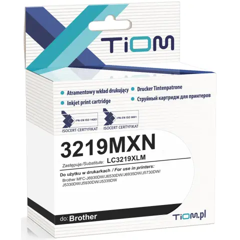 Tusz LC3219XLM zamiennik - Tusz magenta XL do Brother MFC-J5330, 5335, 5730, 5830, 5930, 6530, 6535, 6730, 6930, 6935