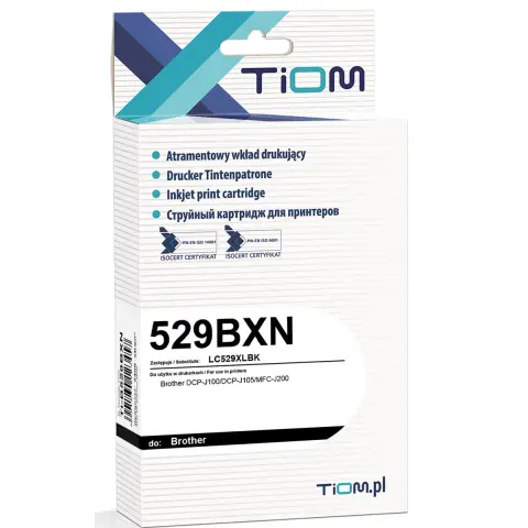 Tusz czarny do Brother DCP-J100, DCP-J105, DCP-J200 - Zamiennik LC529XLBK