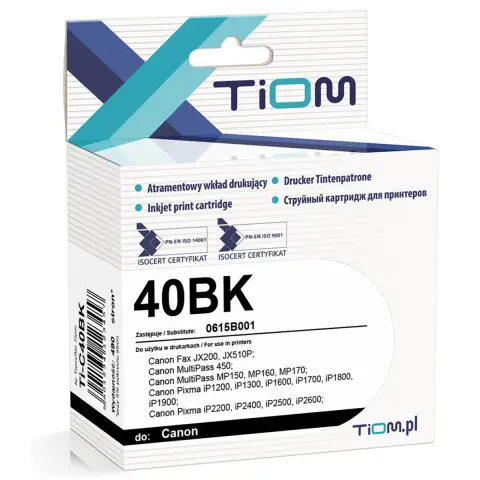Tusz Tiom do Canon PG-40 | MP150/iP1200 | black-3753213