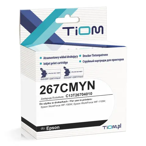 Tusz T2670 - Zamiennik T2670 kolorowy do Epson WF100