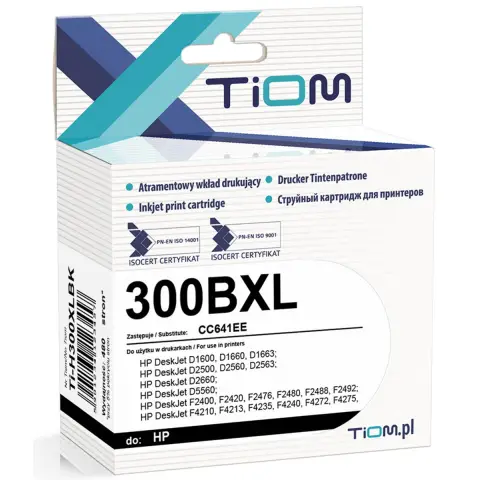 Tusz Tiom do HP 300XL | DJ D1600/D2500/D5560/F2400 black-3753255