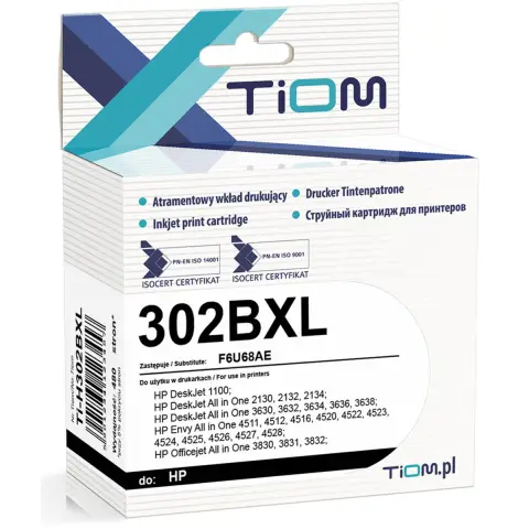 Tusz Tiom do HP 302XL | 2130/3630/4511/3830/4650 black-3753259