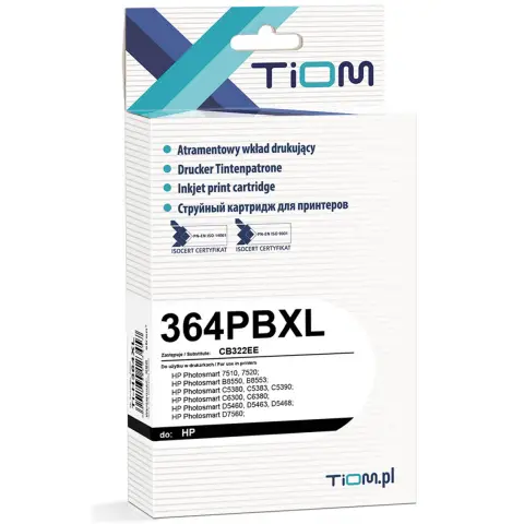 Tusz czarny fotograficzny HP 364XL zamiennik