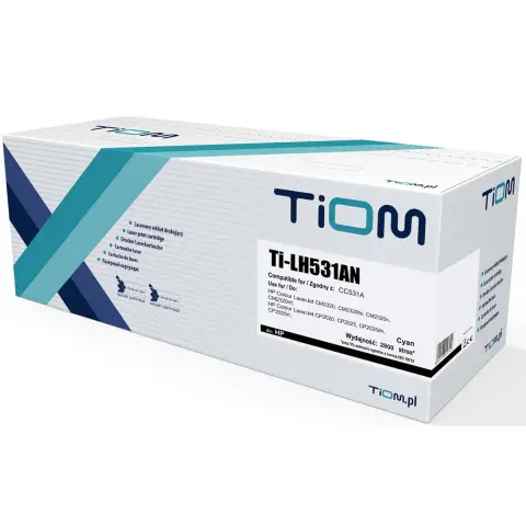CC531A toner cyan 304A zamiennik do HP Color LaserJet CM-2320, CM-2320, CM-2720, CP-2024, CP-2025, CP-2026, CP-2027
