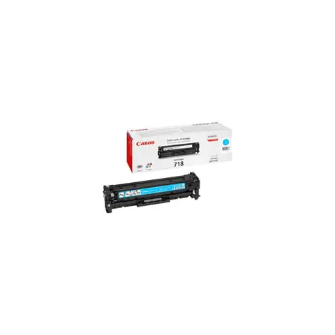 Toner Canon 718 / CRG-718C Cyan do drukarek (Oryginalny) [2.9k]