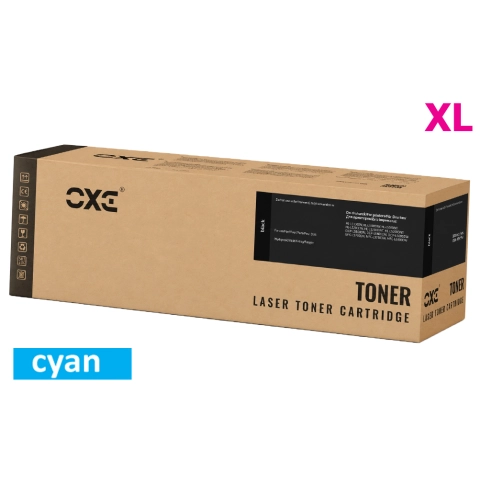Zamiennik HP 201X CF401X marki OXE - Toner cyan XL do HP Color LaserJet Pro M252, M270, M274. MFP M277
