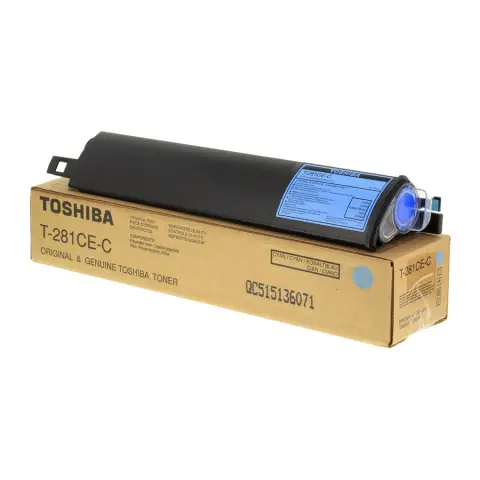 Toner Toshiba T-281CE-C Cyan do kopiarek Toshiba (Oryginalny) [10k]