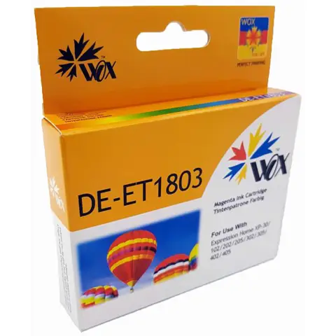 Tusz WOX-E1803MN Magenta do drukarek Epson (Zamiennik Epson T1803) [13m]
