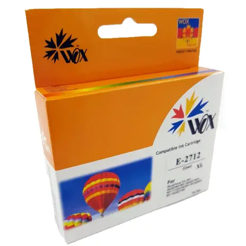 Tusz WOX-E2712N Cyan do drukarek Epson (Zamiennik Epson T2712 / 27XL) [18.2ml]