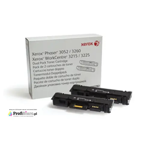 Toner Xerox 106R02782 Black do drukarek (Oryginalny) [2x3k) - DualPack