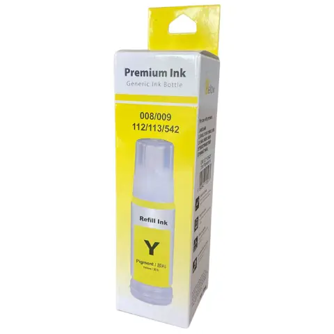 Tusz 112 żółty zamiennik do Epson EcoTank L11160, L15150, L15160, L6460, L6490, L6550, L6570, Pro L15180, L6580 - Zamien