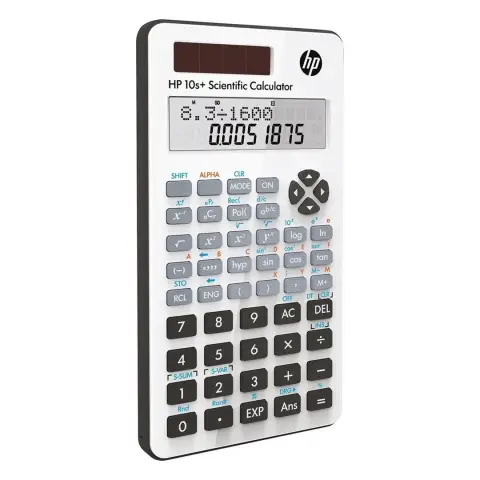 HP Kalkulator naukowy biurowy HP 10SPLUS/INT BX, 240 funkcji, 147x77x24mm, biały-10303766