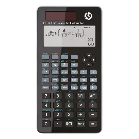 Kalkulator naukowy HP-300SPLUS/INT BX, 315 funkcji, 155x84x20mm, czarny