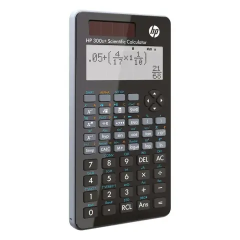 HP Kalkulator naukowy biurowy HP 300SPLUS/INT BX, 315 funkcji, 155x84x20mm, czarny-10303778