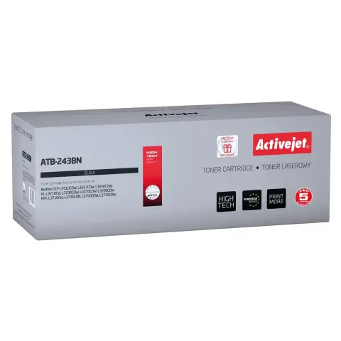 Activejet ATB-243BN Toner (zamiennik Brother TN-243BK; Supreme; 1000 stron; czarny)