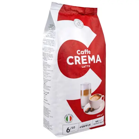 Kawa Caffe Crema Latte | 1kg | Ziarnista-11169645