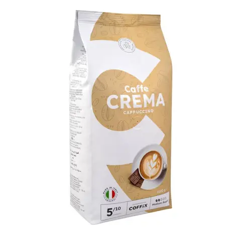 Kawa Caffe Crema Cappuccino | 1kg | Ziarnista-11169647