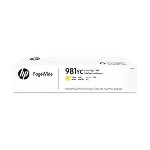 Oryginalny Tusz Yellow HP 981YC (L0R19YC)