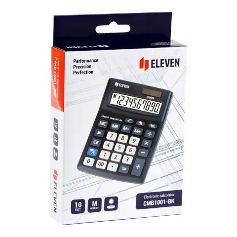 Eleven kalkulator biurowy CMB1001-BK czarny zastępuje Citizen-11446948