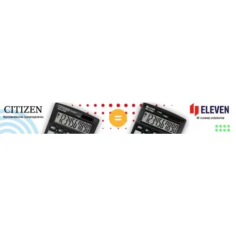Eleven kalkulator biurowy CMB1001-BK czarny zastępuje Citizen-11446949