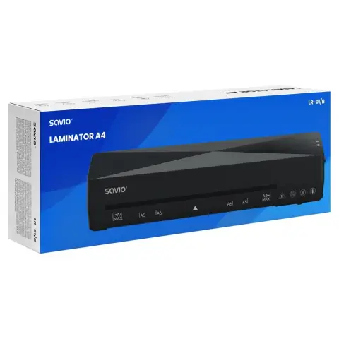SAVIO LAMINATOR A4 CZARNY LR-01/B-11447738