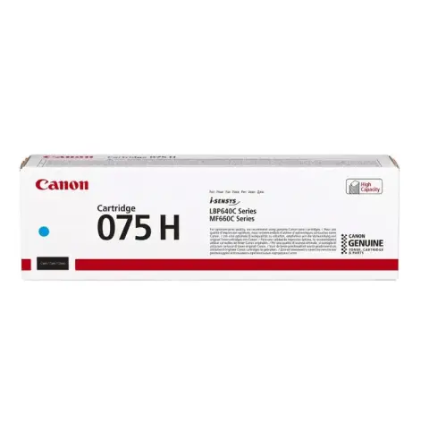 Toner Canon 075H / CRG-075HC Cyan do drukarek (Oryginalny) [2.5k]