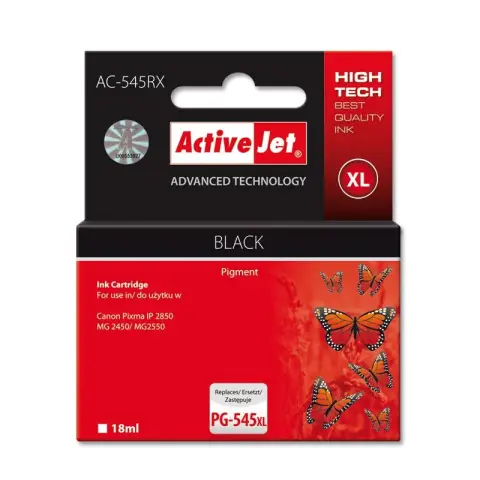 Activejet AC-545RX Tusz (zamiennik Canon PG-545XL; Premium; 16,5 ml; 400 stron, czarny)-3477518