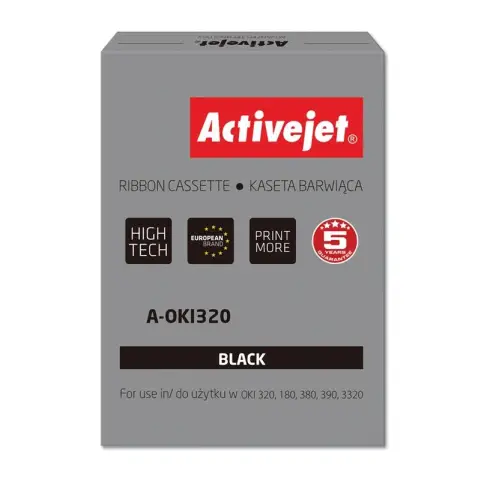 Kaseta barwiąca A-OKI320 czarna do drukarki igłowej OKI (Zamiennik OKI 09002303)