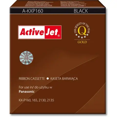 Activejet A-KXP160 Taśma barwiąca (zamiennik Panasonic KXP160; Supreme; czarny)-3478115