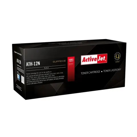 Toner Activejet ATH-12N (do drukarki Canon,Hewlett Packard, zamiennik HP 12A/Canon CRG-703/FX-10 Q2612A supreme 2300str. czarny)-3478263