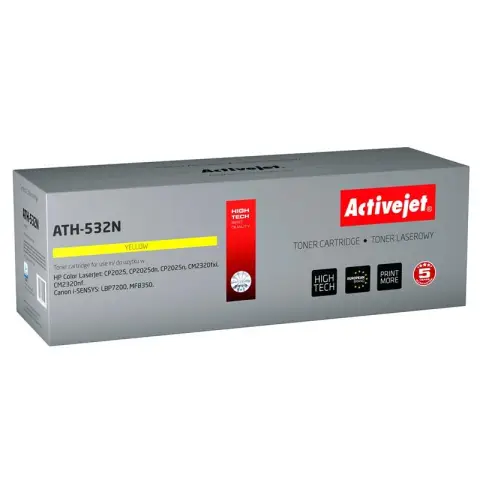 Toner ATH-532N Yellow do drukarek HP (Zamiennik HP CC532A)