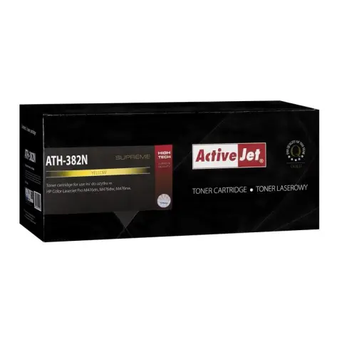Activejet ATH-382N Toner (zamiennik HP 312A CF382A; Supreme; 2700 stron; żółty)-3478498