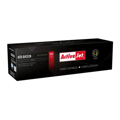 Activejet ATO-B431N Toner (zamiennik OKI B431 44574902; Supreme; 10000 stron; czarny)-3478735