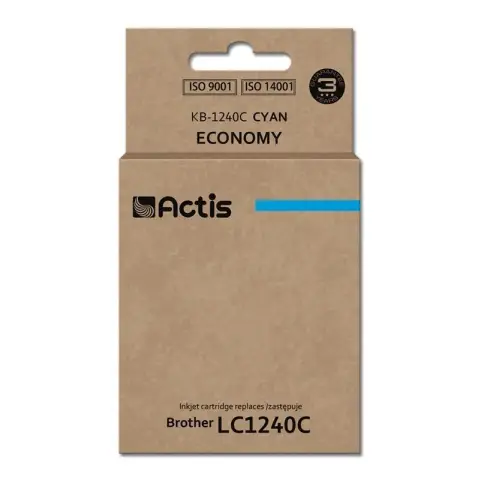 Tusz KB-1240C Cyan do drukarek Brother (Zamiennik Brother LC1240C) [12ml]