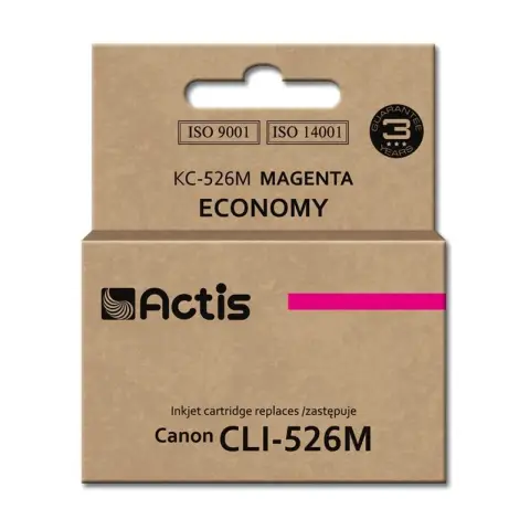 Tusz KC-526M Magenta do drukarek Canon (Zamiennik Canon CLI-526M) - z chipem [10ml]