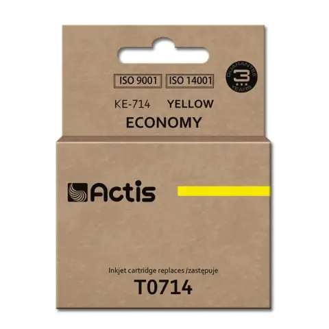 Tusz KE-714 Yellow do drukarek Epson (Zamiennik Epson T0714) [12ml]