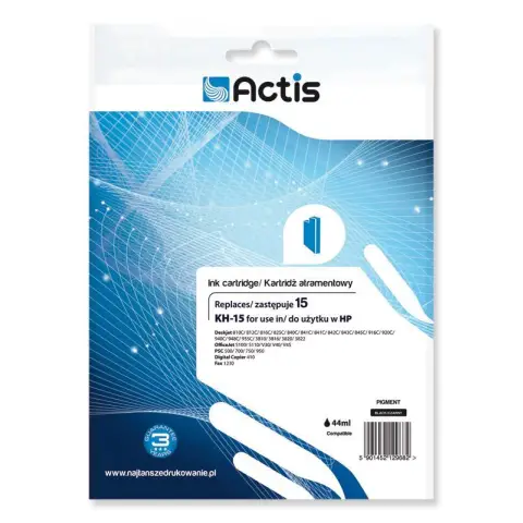 Tusz ACTIS KH-15 (zamiennik HP 15 C6615N; Standard; 44 ml; czarny)-3479135