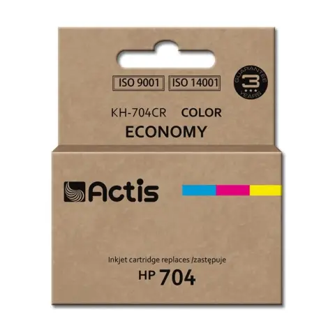 Tusz KH-704CR Kolor do drukarek HP (Zamiennik HP 704 / CN693AE) [9 ml]