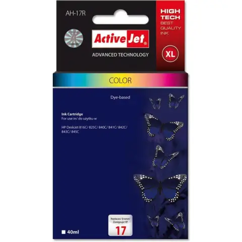Tusz Activejet AH-17N (AH-625N) (zamiennik HP 17 C6625A; Supreme; 47 ml; kolor)-3526758
