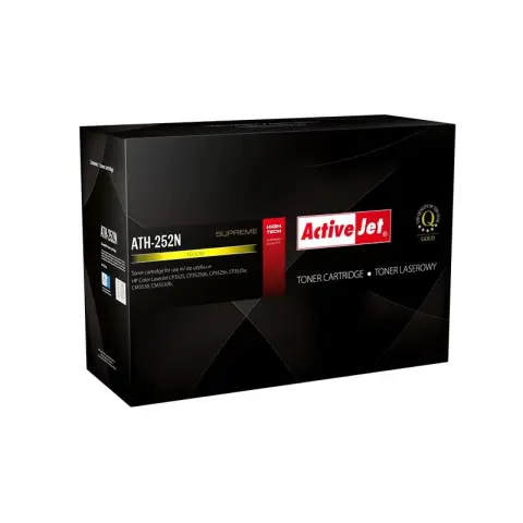 Toner Activejet ATH-252N (zamiennik HP 504A CE252A, Canon CRG-723Y; Supreme; 7000 stron; żółty)-3526978
