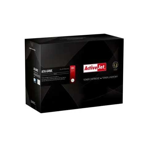 Activejet ATH-64NX Toner (zamiennik HP 64X CC364X; Supreme; 24000 stron; czarny)-3527017