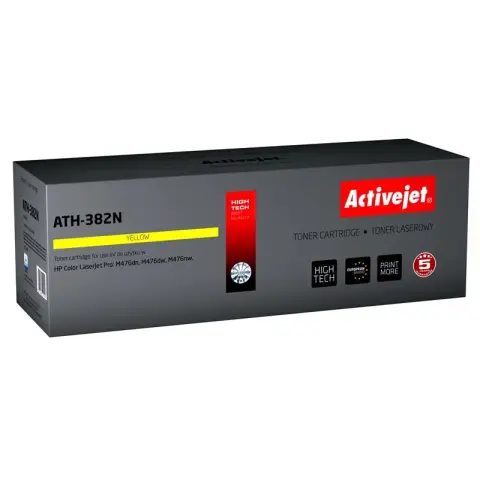 Activejet ATH-382N Toner (zamiennik HP 312A CF382A; Supreme; 2700 stron; żółty)-3527031