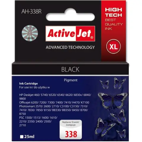Actis KH-338R Tusz (zamiennik HP 338 C8765EE; Standard; 15 ml; czarny)-3527408