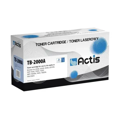 Toner ACTIS TB-2000A (zamiennik Brother TN-2000/TN-2005; Standard; 2500 stron; czarny)-3527473